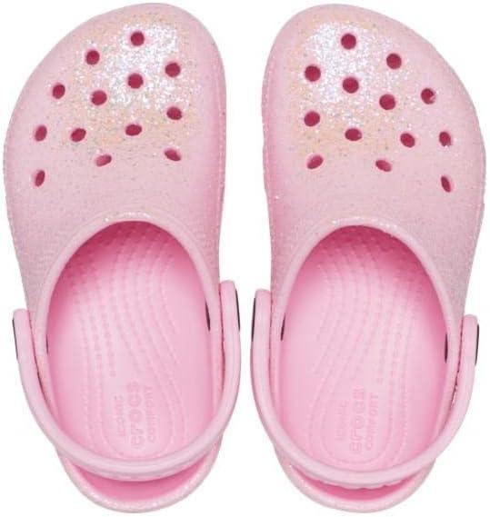 imageCrocs Kids Classic Glitter ClogFlamingo