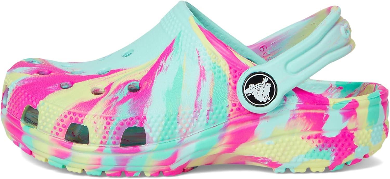 imageCrocs Kids Classic Marbled TieDye ClogAquamarineMulti