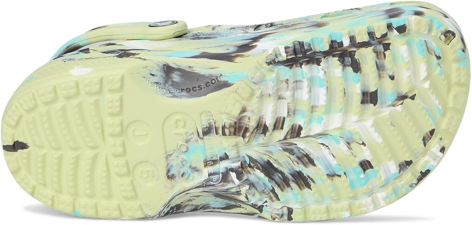 imageCrocs Kids Classic Marbled TieDye ClogFrothy GreenMulti