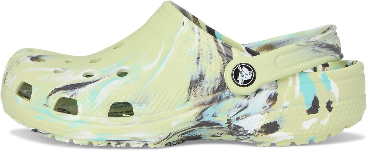 imageCrocs Kids Classic Marbled TieDye ClogFrothy GreenMulti