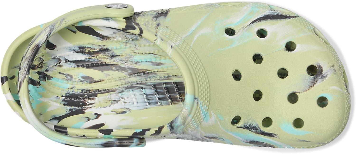imageCrocs Kids Classic Marbled TieDye ClogFrothy GreenMulti
