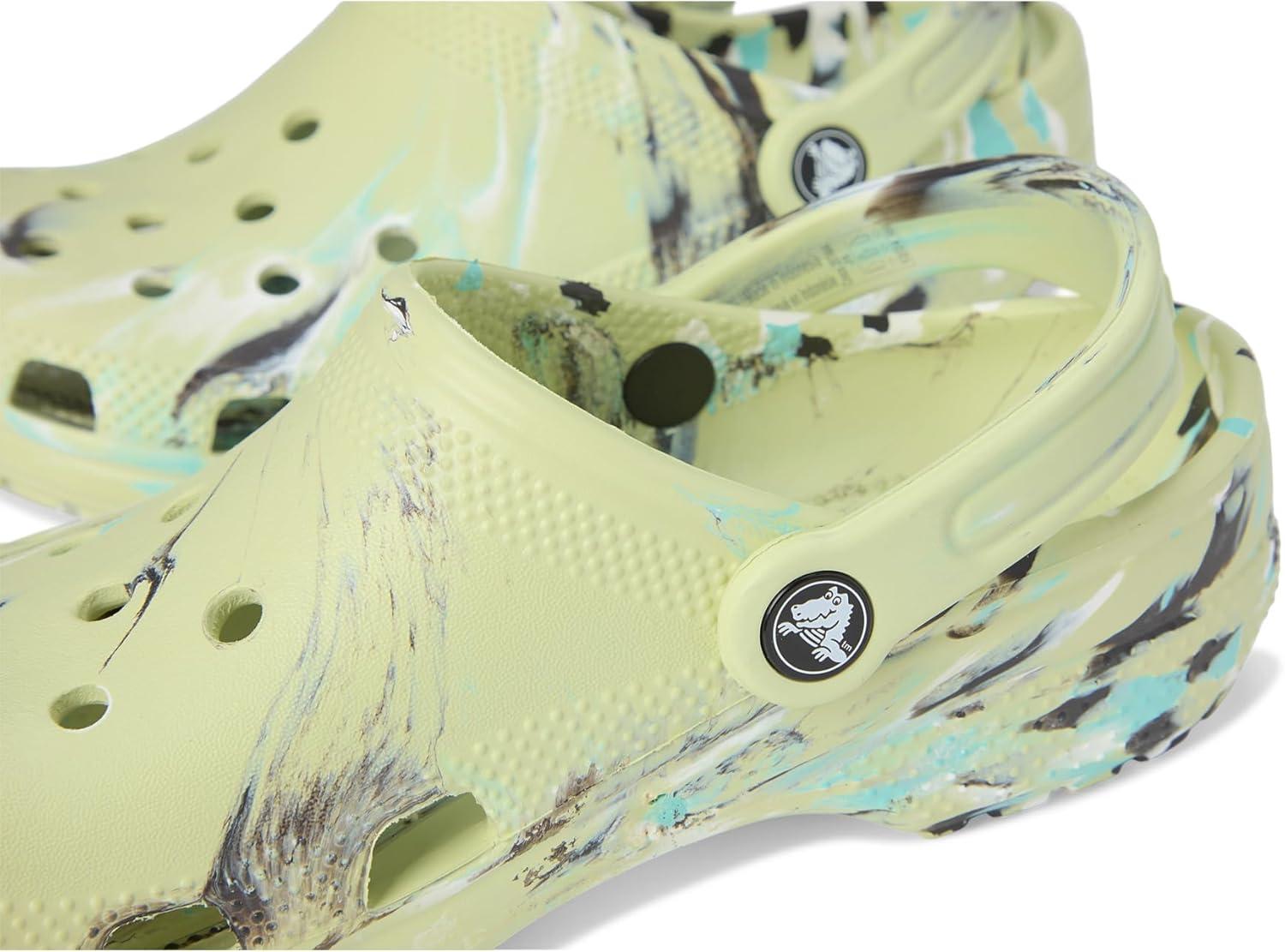 imageCrocs Kids Classic Marbled TieDye ClogFrothy GreenMulti