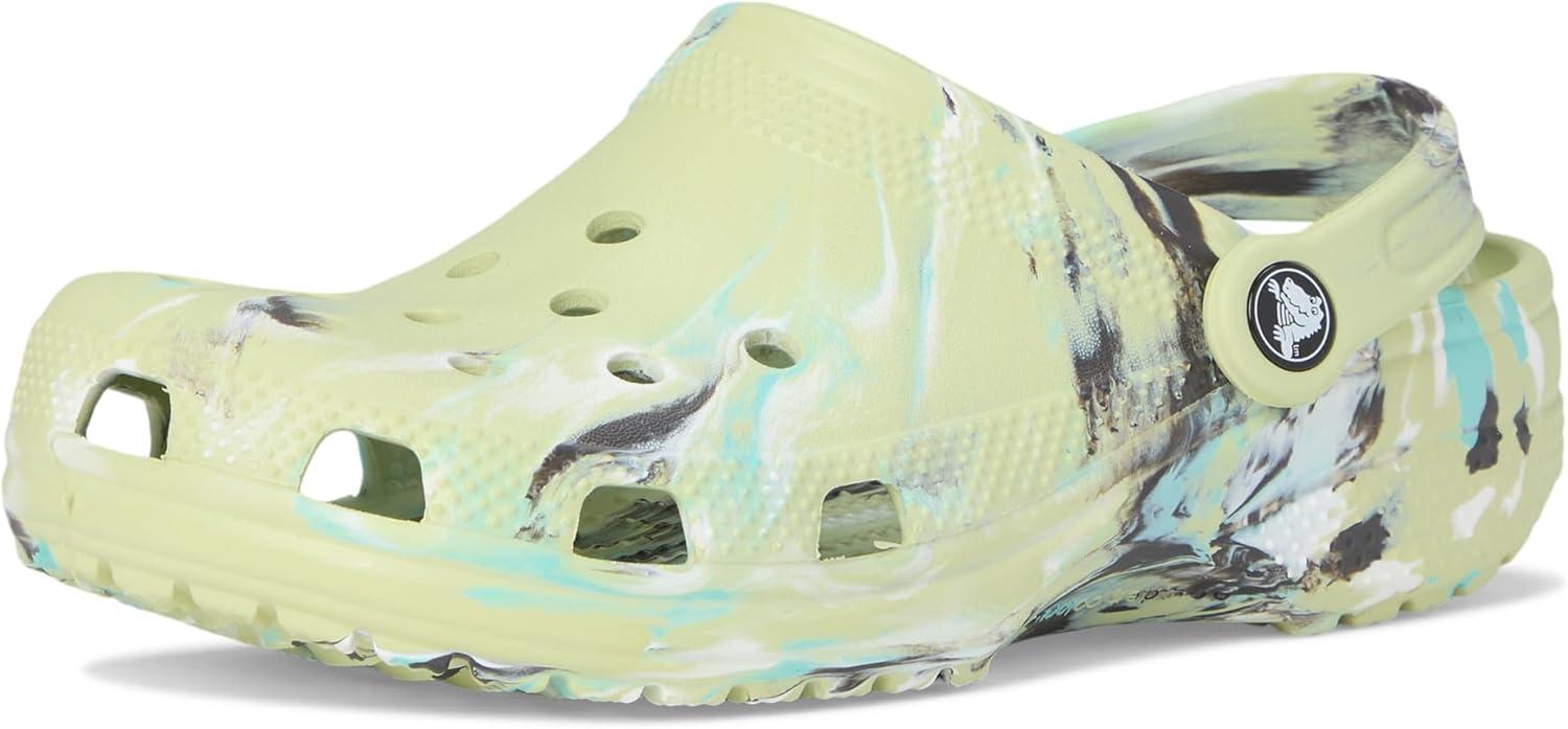imageCrocs Kids Classic Marbled TieDye ClogFrothy GreenMulti
