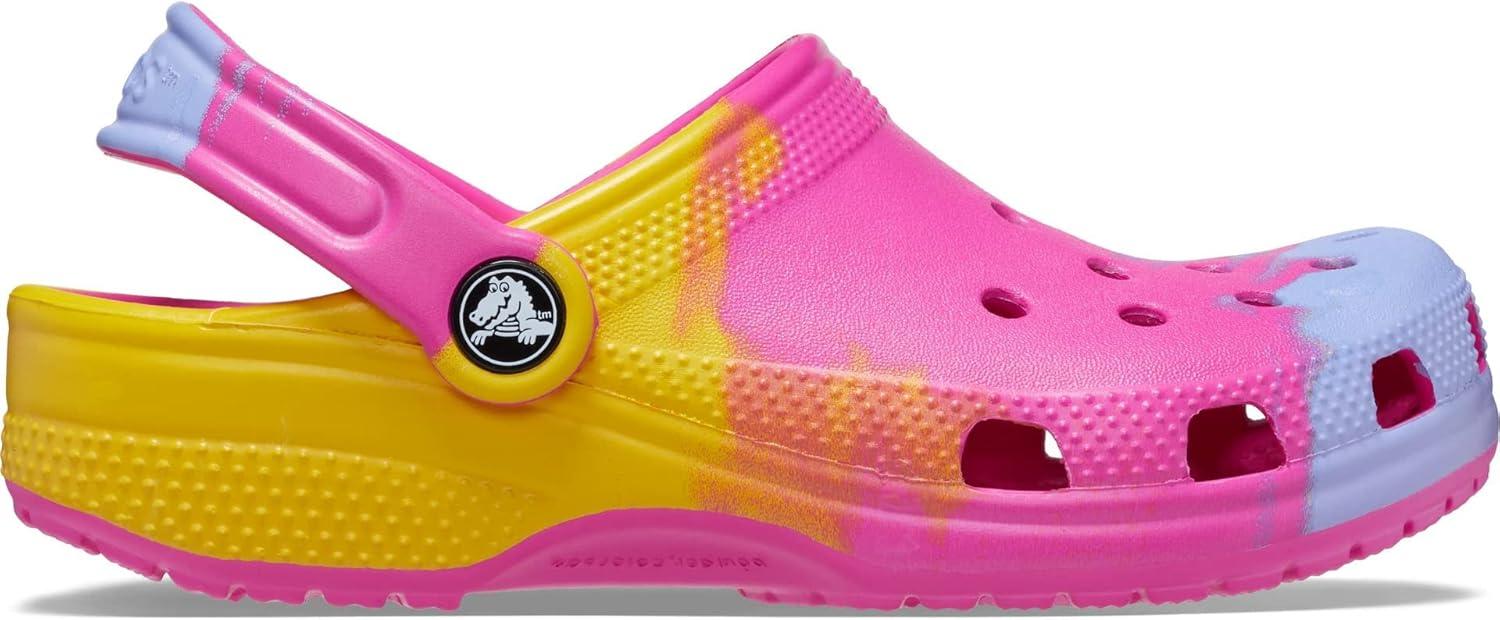imageCrocs Kids Classic Marbled TieDye ClogJuiceMulti