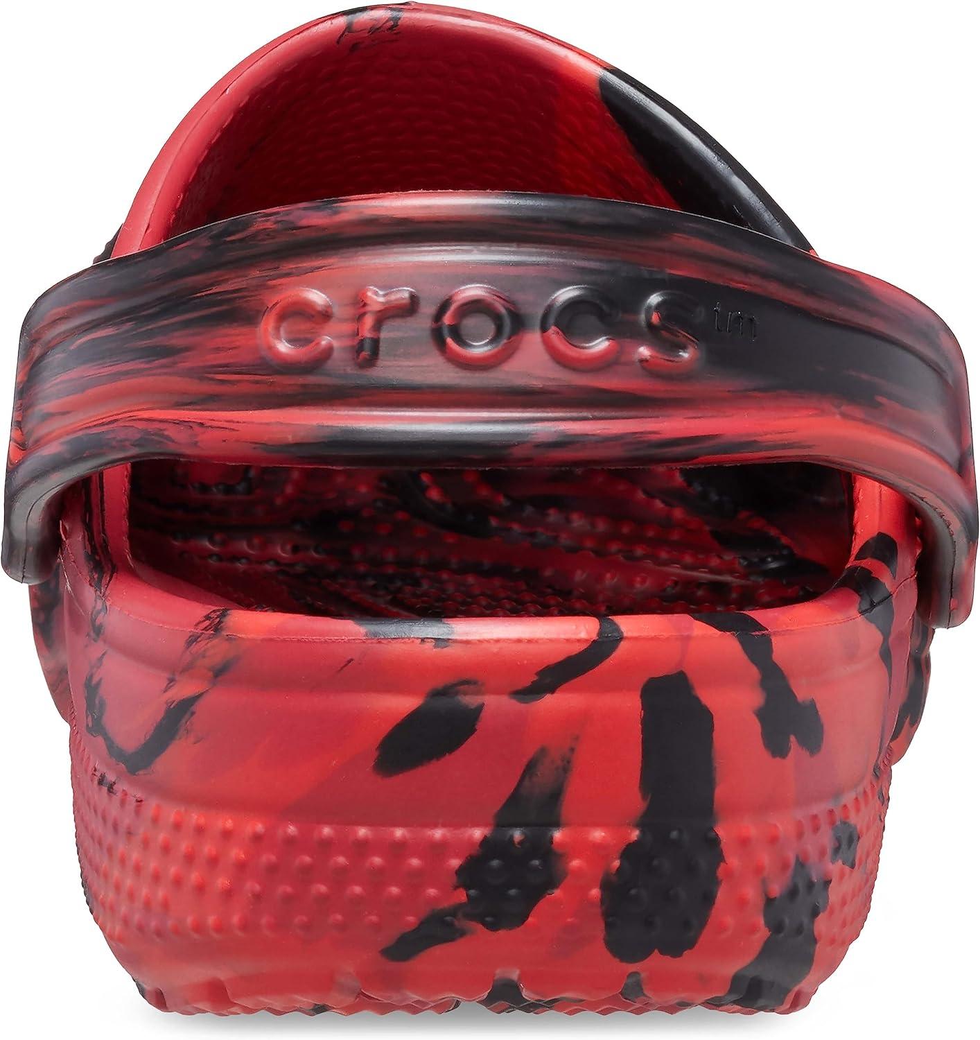 imageCrocs Kids Classic Marbled TieDye ClogPepperBlack