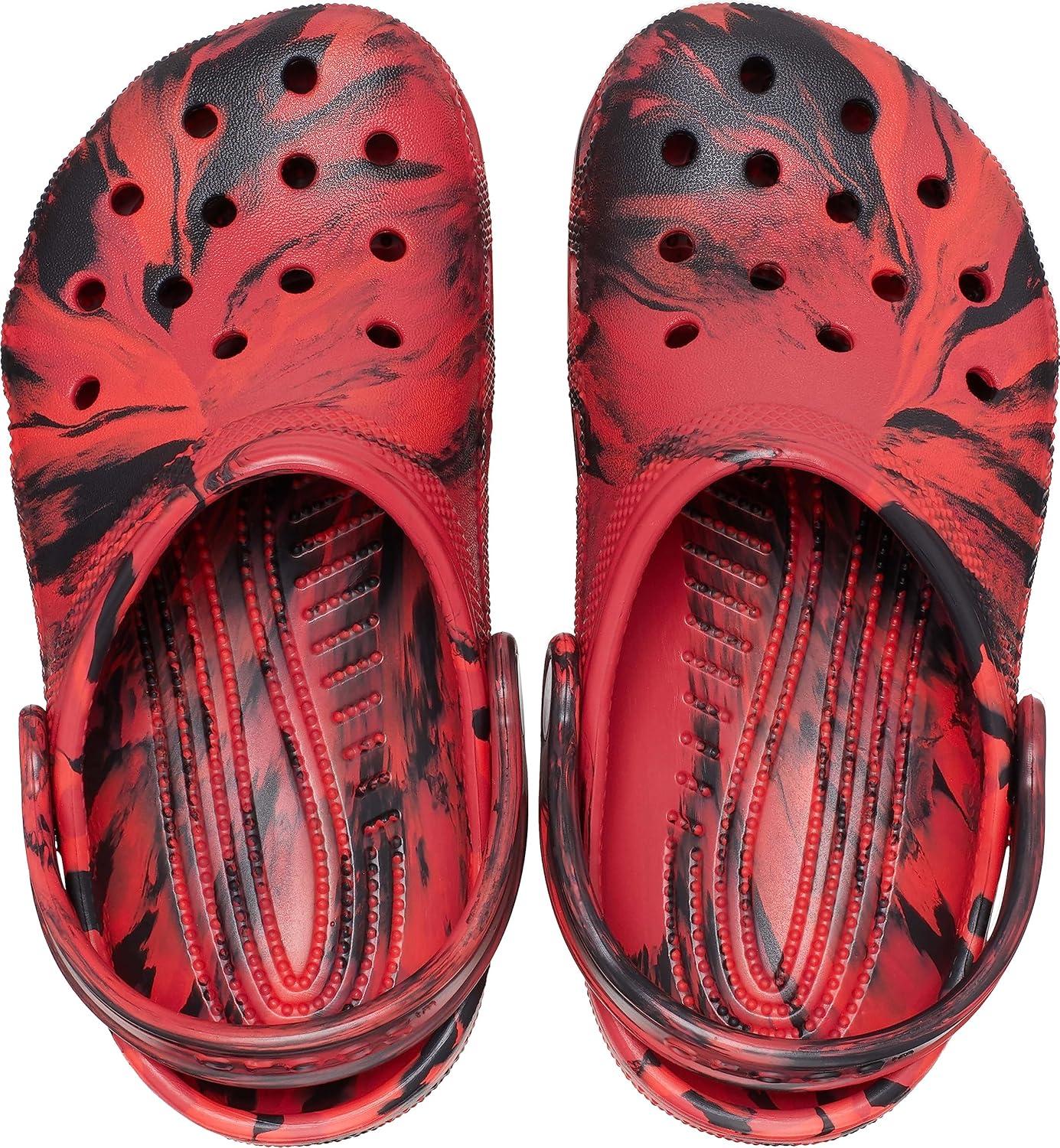 imageCrocs Kids Classic Marbled TieDye ClogPepperBlack
