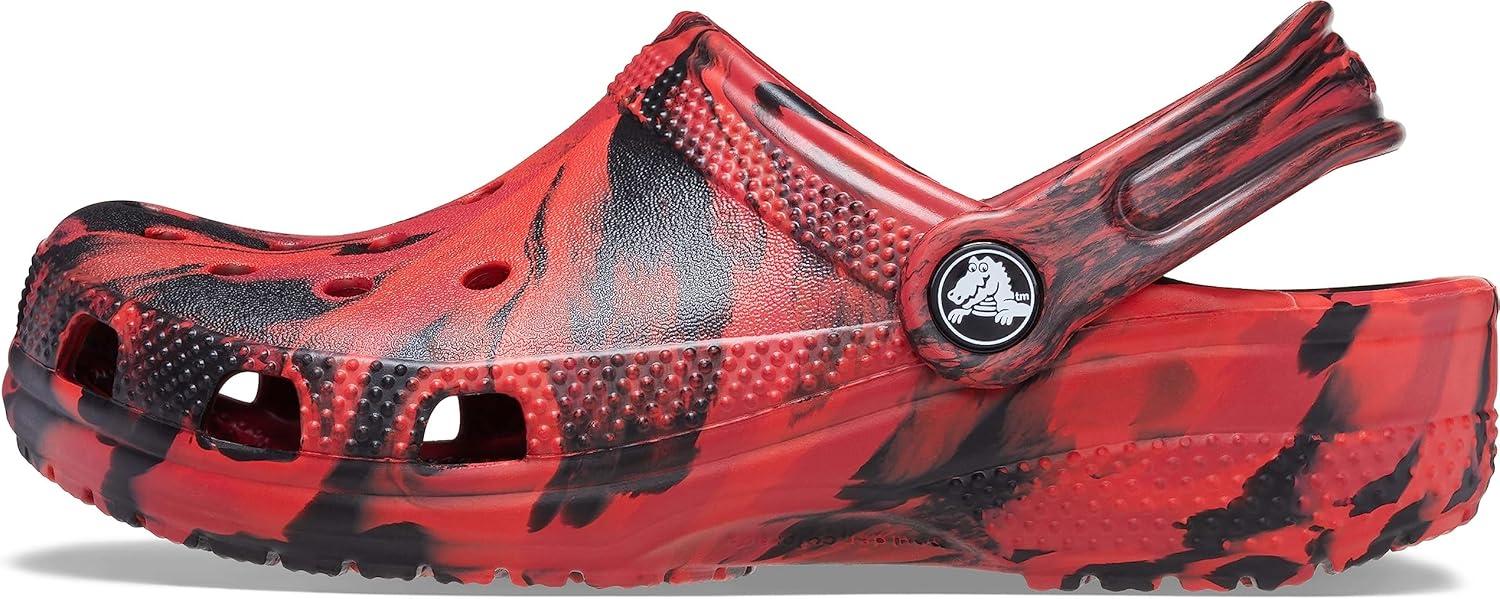 imageCrocs Kids Classic Marbled TieDye ClogPepperBlack