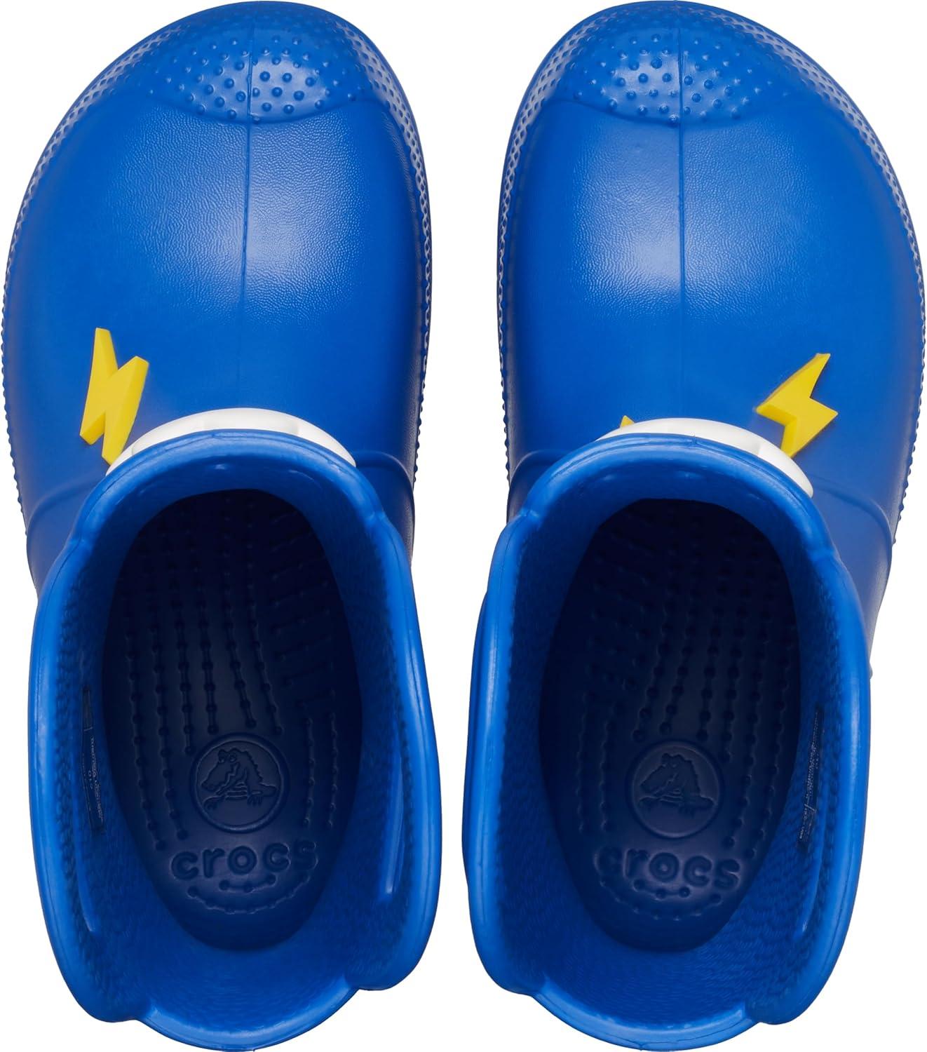 imageCrocs Kids Handle It Rain BootsBlueLightning Bolt