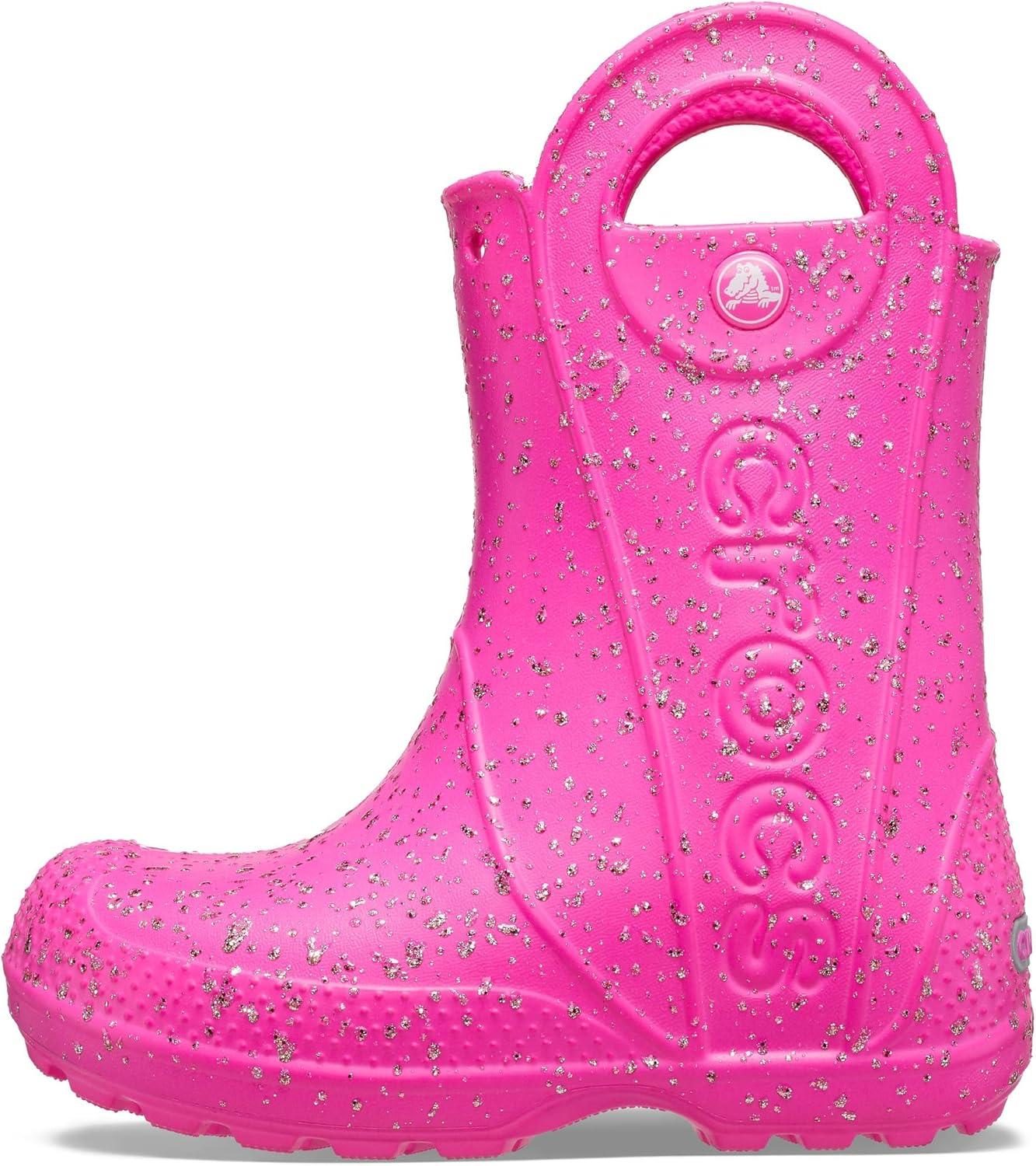 imageCrocs Kids Handle It Rain BootsPink Crush Glitter