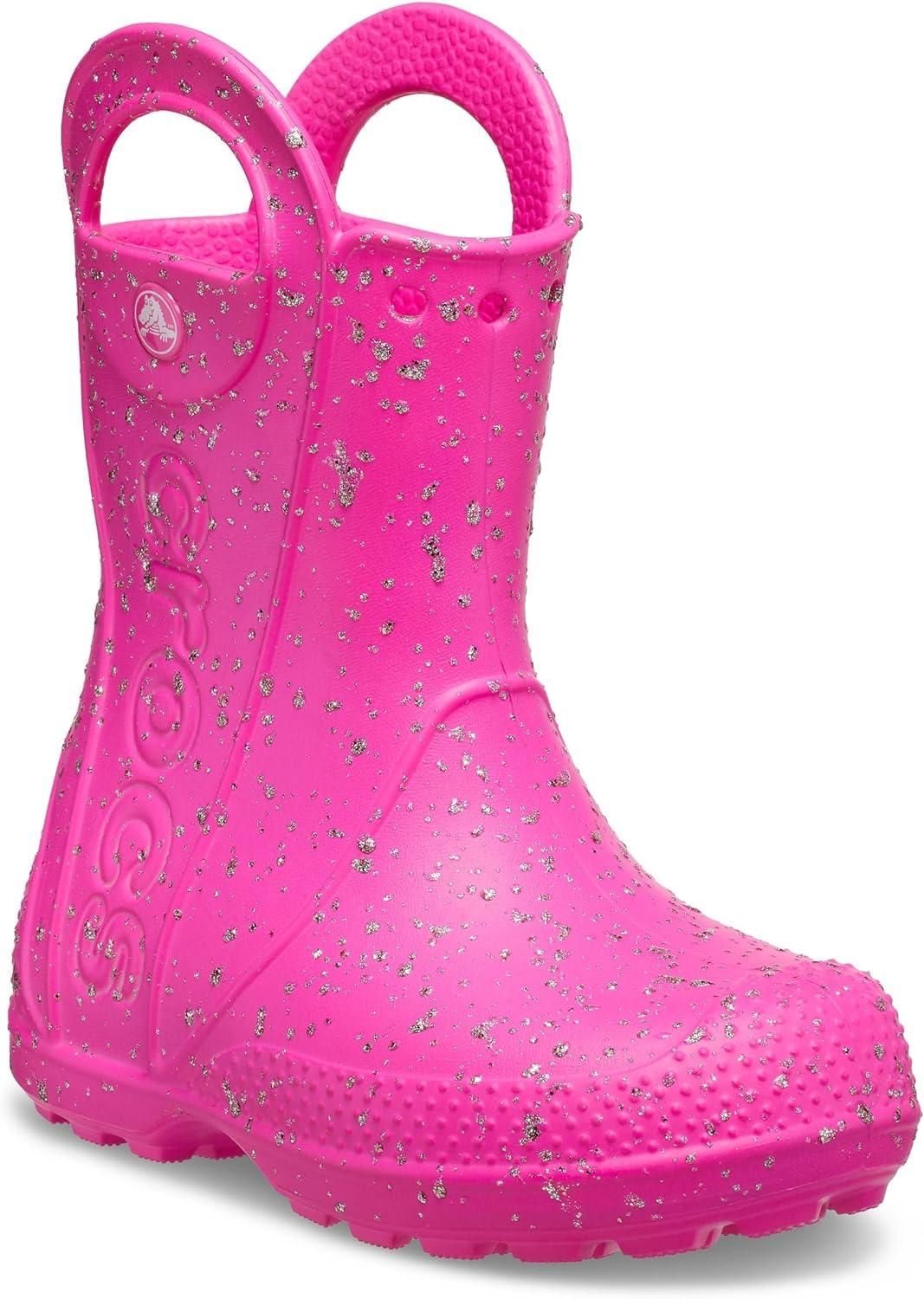 imageCrocs Kids Handle It Rain BootsPink Crush Glitter