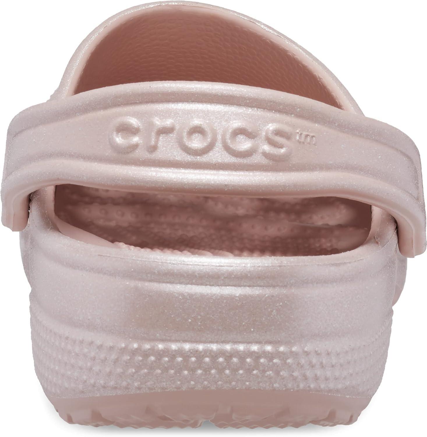 imageCrocs Unisex Adult Classic Glitter ClogPink Clay Simmer