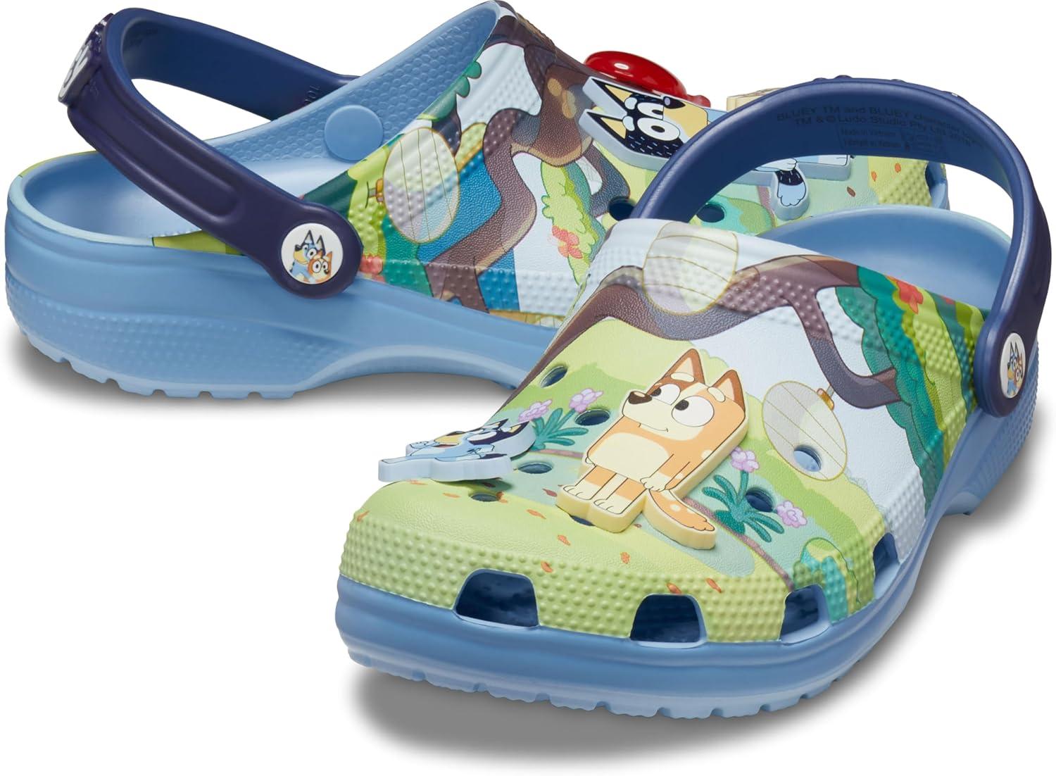 imageCrocs UnisexAdult Bluey Classic ClogsBluey