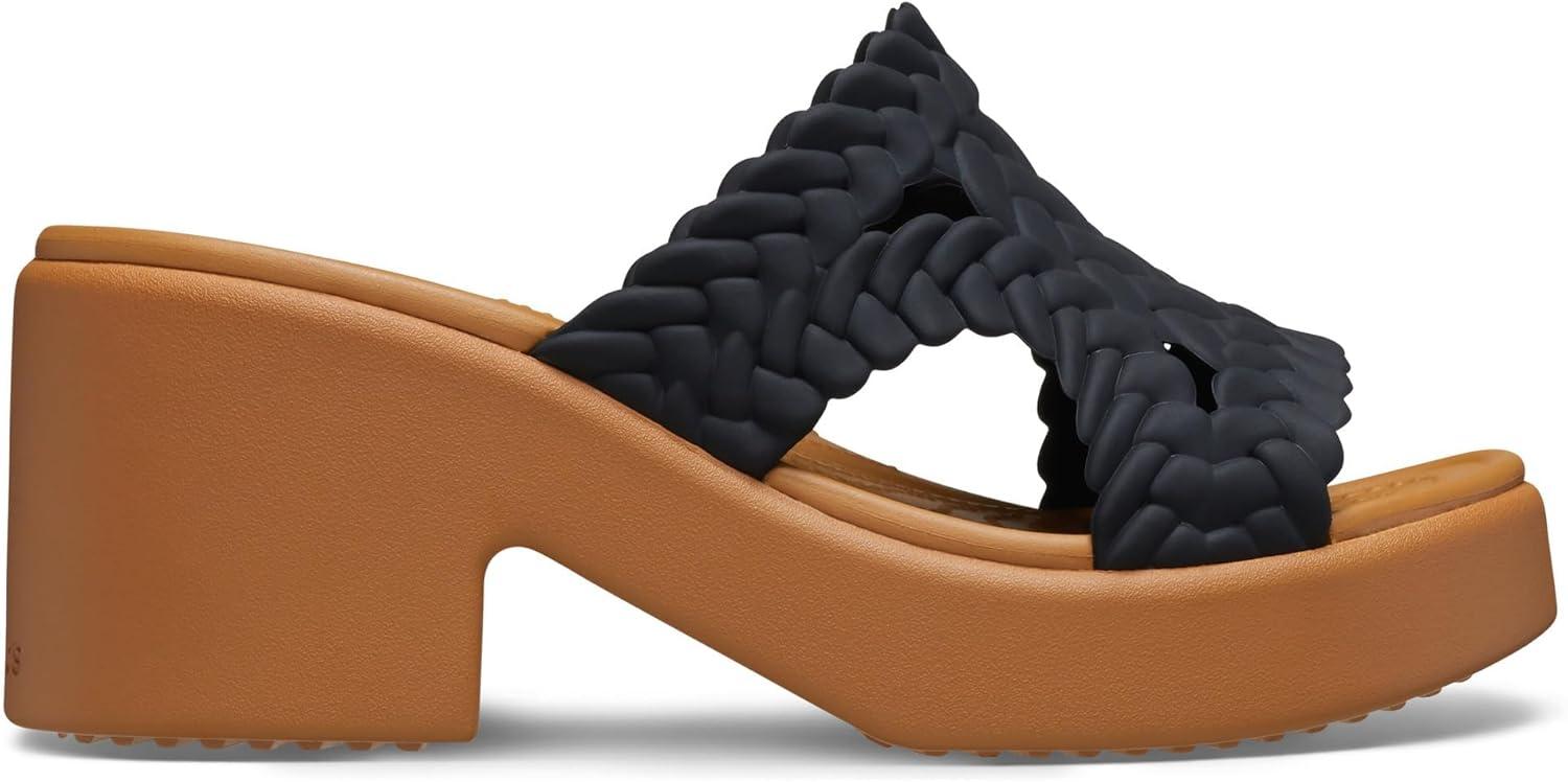 imageCrocs Womens Brooklyn HeelsBlack Woven