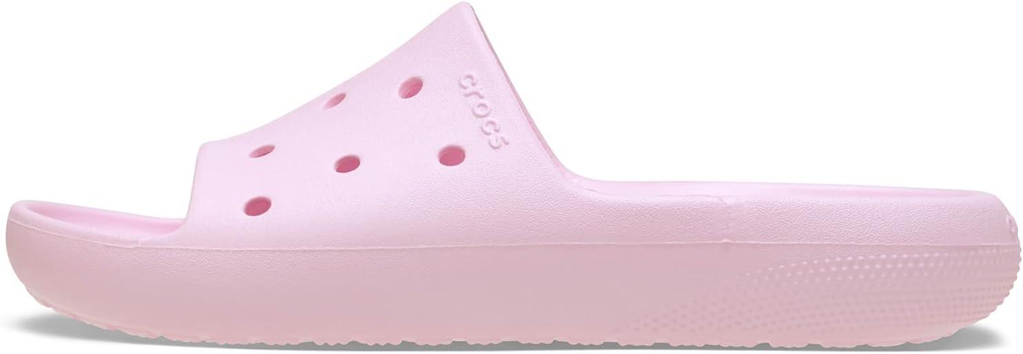 imageCrocs unisexadult Classic Slide 20Pink Milk