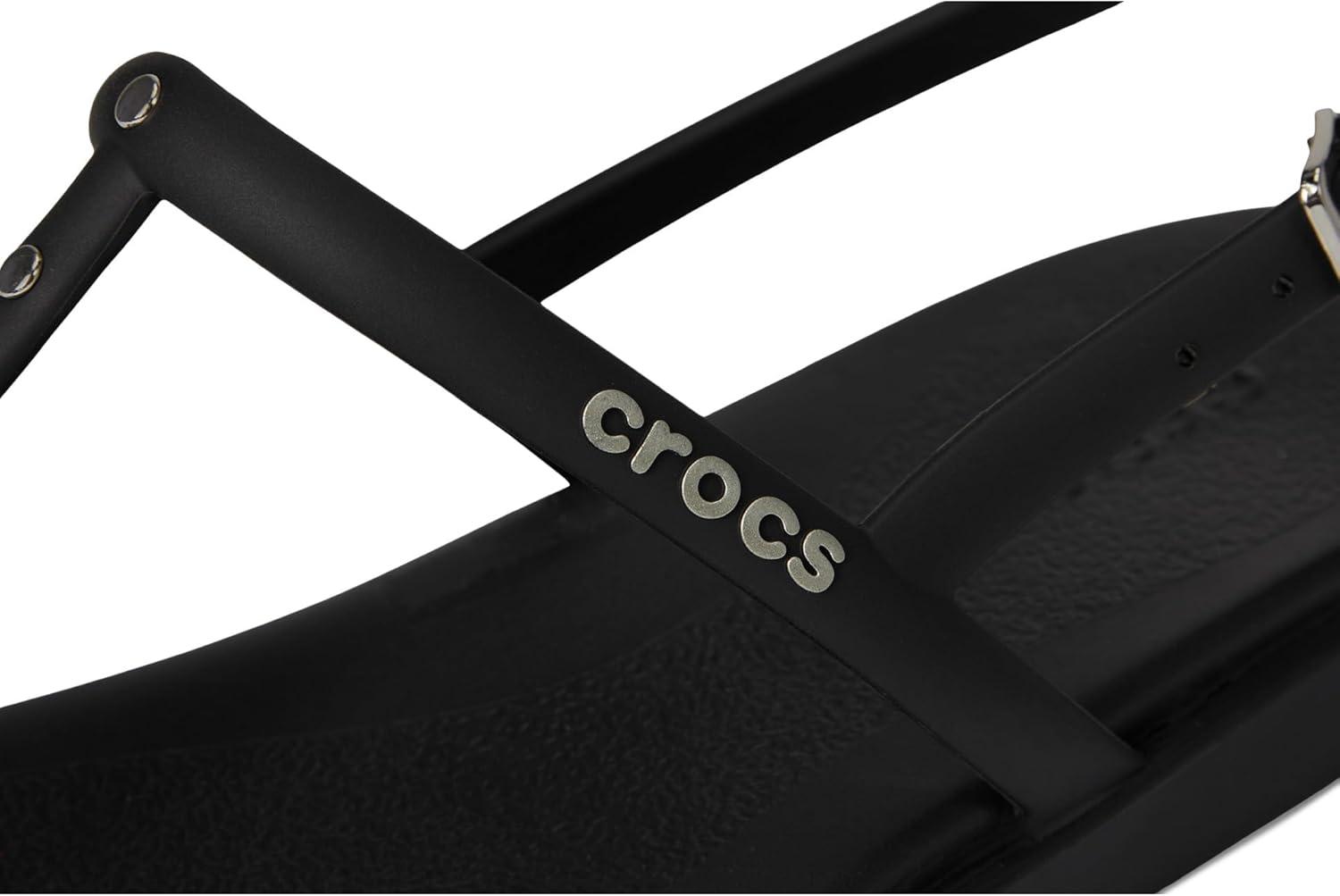 imageCrocs womens Miami Thong SandalBlack Studs