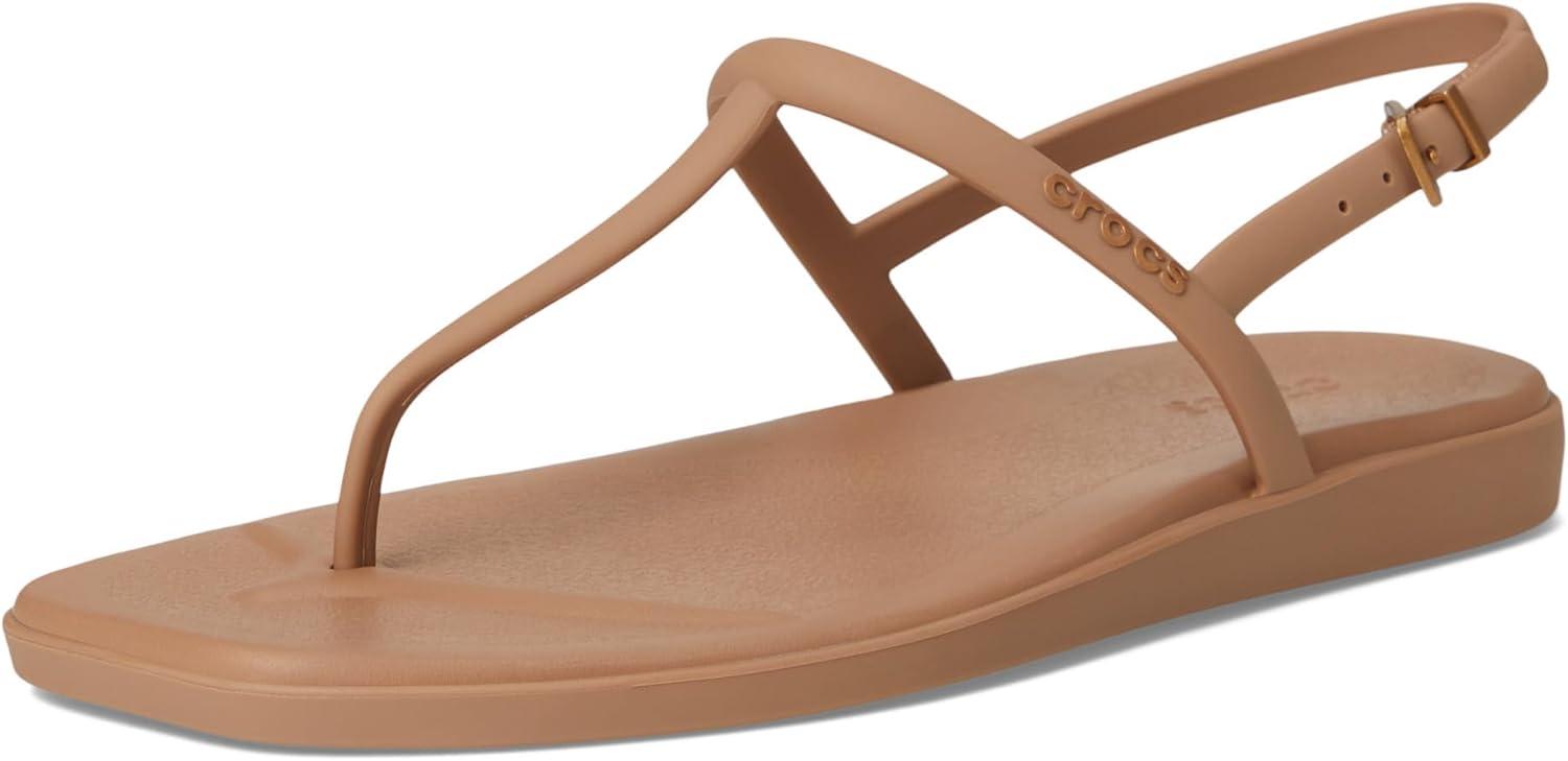 imageCrocs womens Miami Thong SandalMilk Chocolate