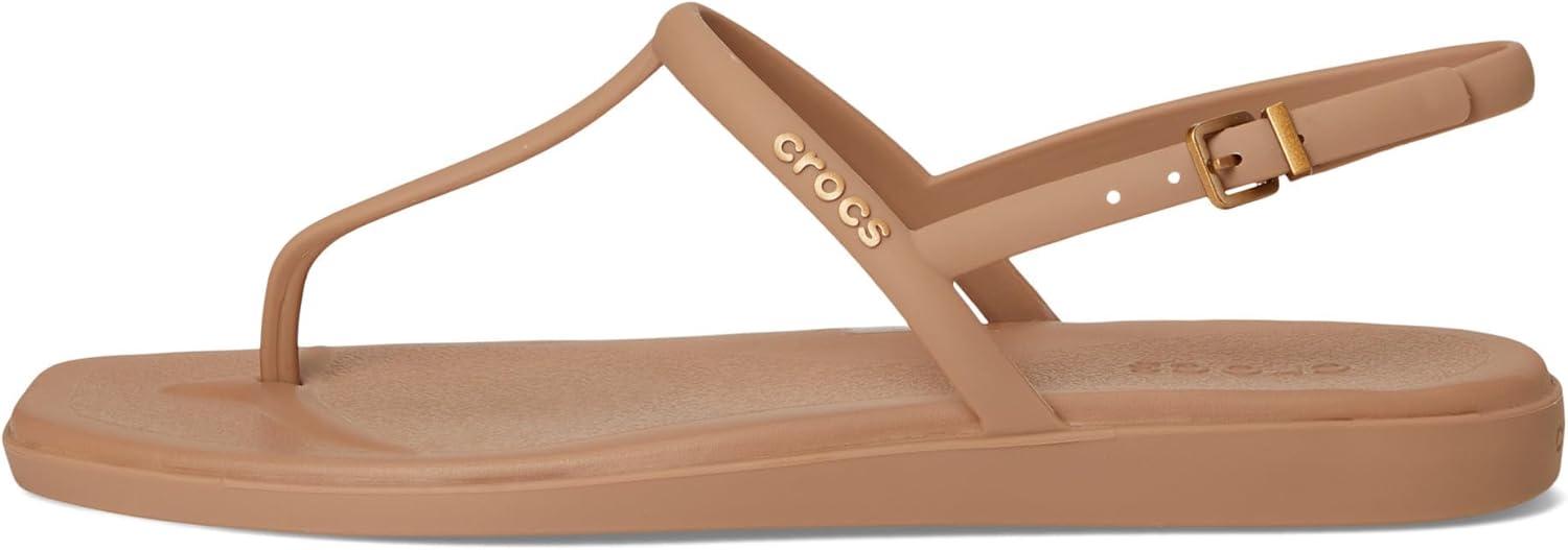 imageCrocs womens Miami Thong SandalMilk Chocolate