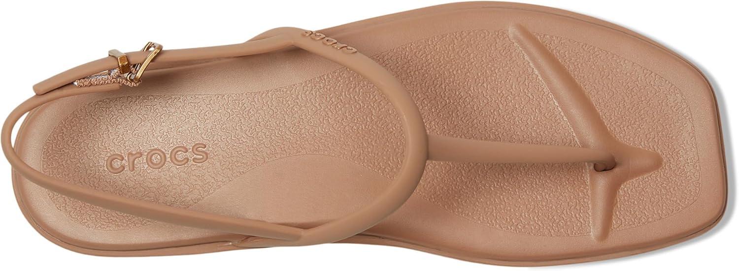 imageCrocs womens Miami Thong SandalMilk Chocolate
