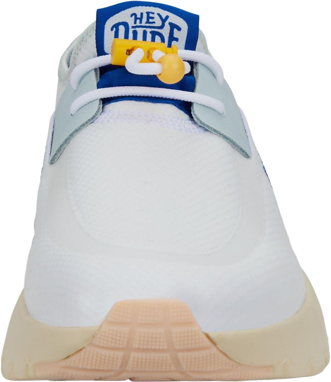 imageHey Dude Sirocco Womens Shoes Womens Lace Up Loafers Comfortable ampamp LightWeightWhiteMulti