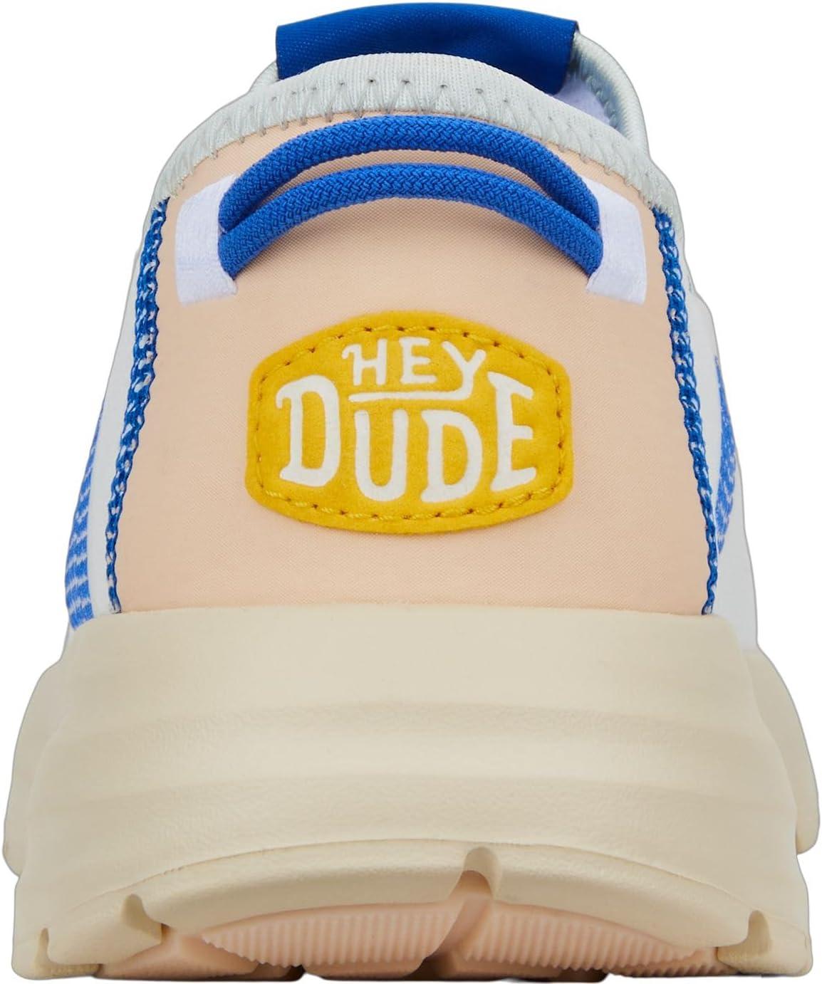 imageHey Dude Sirocco Womens Shoes Womens Lace Up Loafers Comfortable ampamp LightWeightWhiteMulti