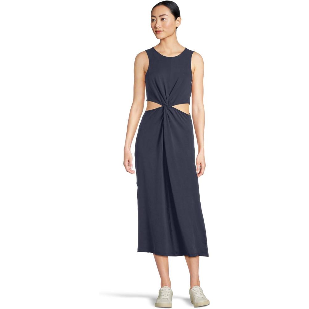 imageBeyond Yoga Womens Around The World Front Twist DressNocturnal Navy