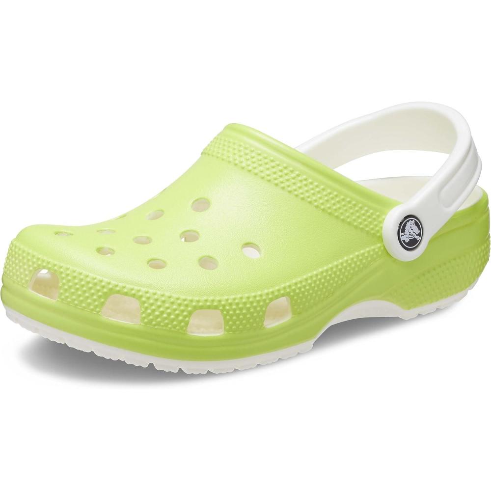 imageCrocs Kids Classic ClogLimeadeGlow in the Dark