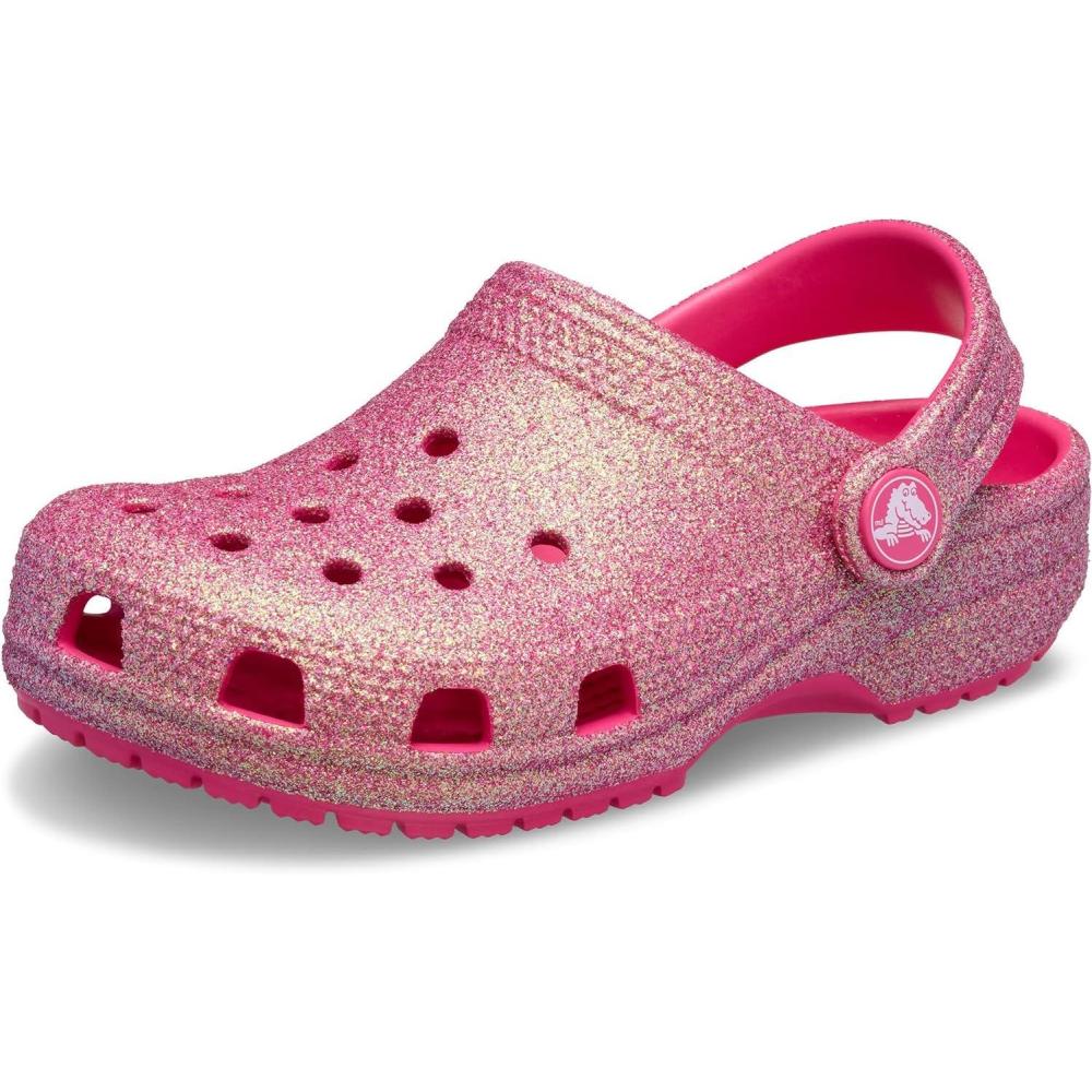 imageCrocs Kids Classic Glitter ClogDragon Fruit