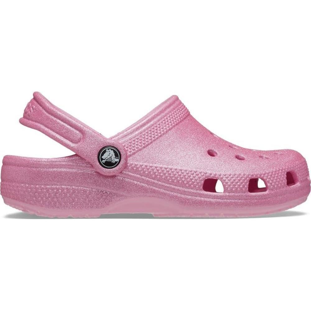 imageCrocs Kids Classic Glitter ClogPink Tweed Glitter