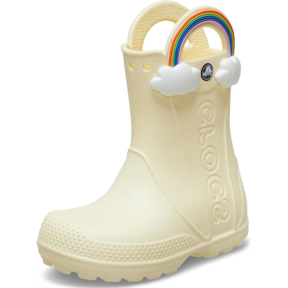 imageCrocs Kids Handle It Rain BootsButtercreamRainbow