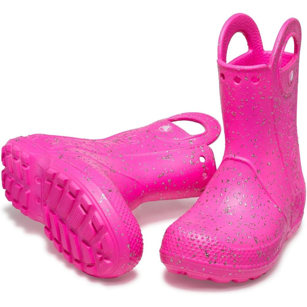 imageCrocs Kids Handle It Rain BootsPink Crush Glitter