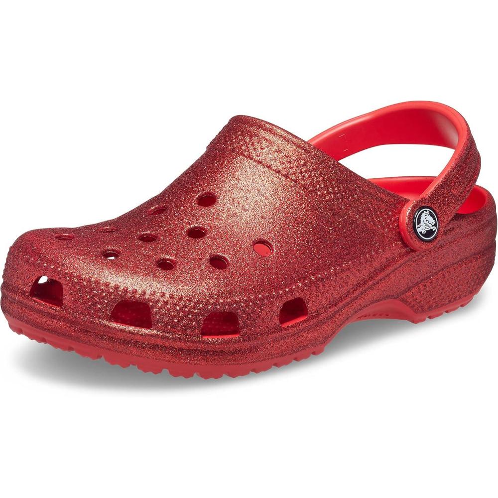 imageCrocs Unisex Adult Classic Glitter ClogFlame
