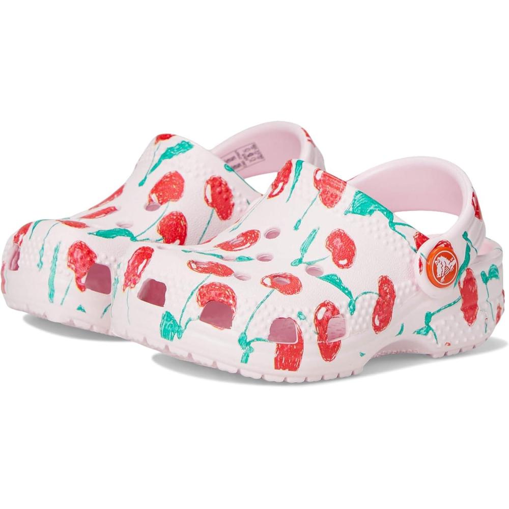 imageCrocs Unisex Child Littles Clogs Infant and Baby Shoes for Girls and BoysPink MilkCherries