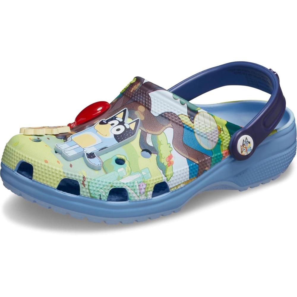 imageCrocs UnisexAdult Bluey Classic ClogsBluey