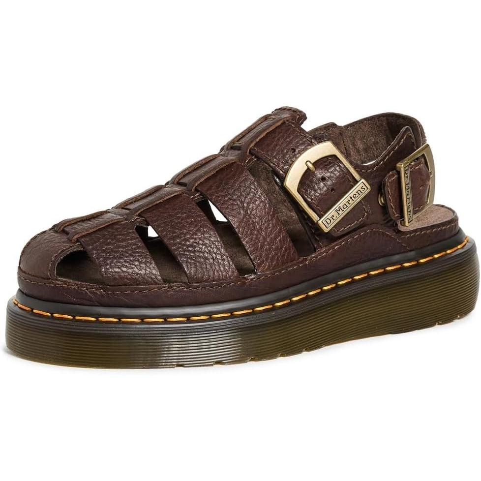 imageDr Martens UnisexAdult Wrenlie Fisherman SandalDark Brown