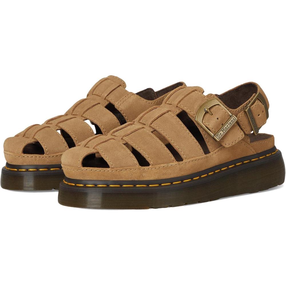 imageDr Martens UnisexAdult Wrenlie Fisherman SandalSavannah Tan