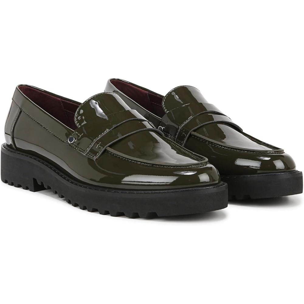imageFranco Sarto Womens CassandraOlive Patent Faux Leather