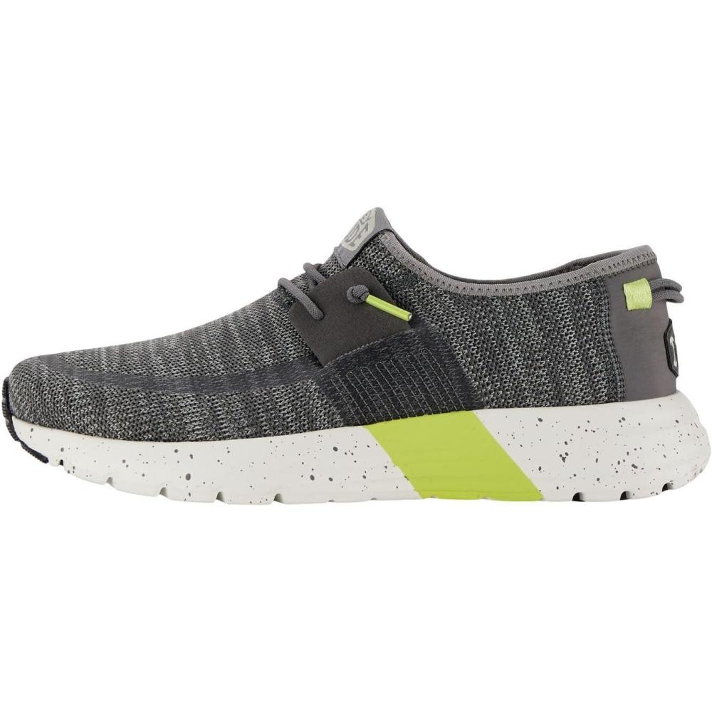 imageHEYDUDE Mens Sirocco M Sport ModeHeather GreyCharcoal