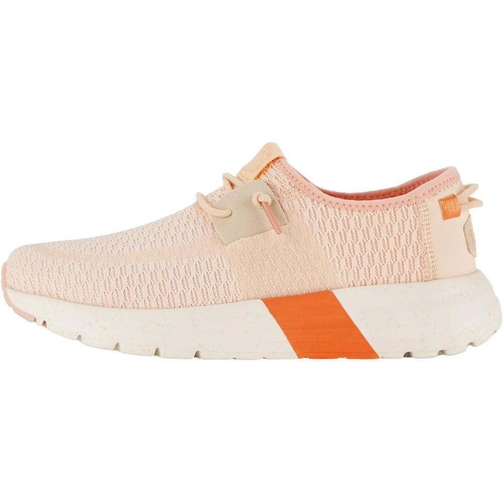 imageHey Dude Sirocco  Womens Shoes  Womens Lace Up Loafers  Comfortable ampamp LightWeightPink