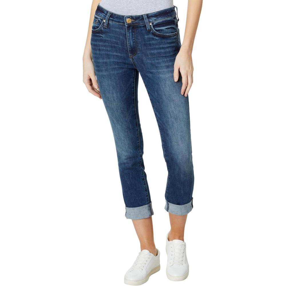 imageKUT from the Kloth Catherine Boyfriend Womens Jeans  Blended Fabric  Mid Rise  Five Pocket DesignInspired