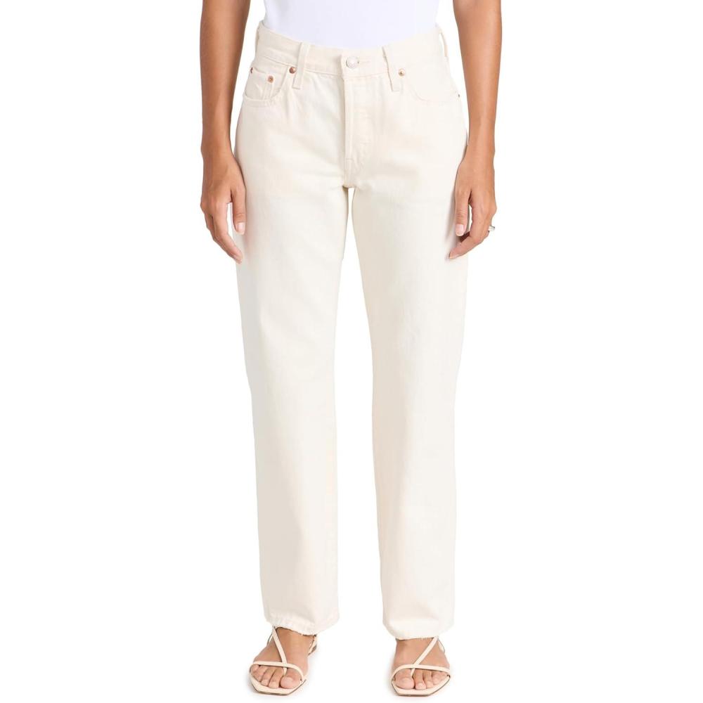 imageLevis Womens 501 90sEcru Booper No Damage