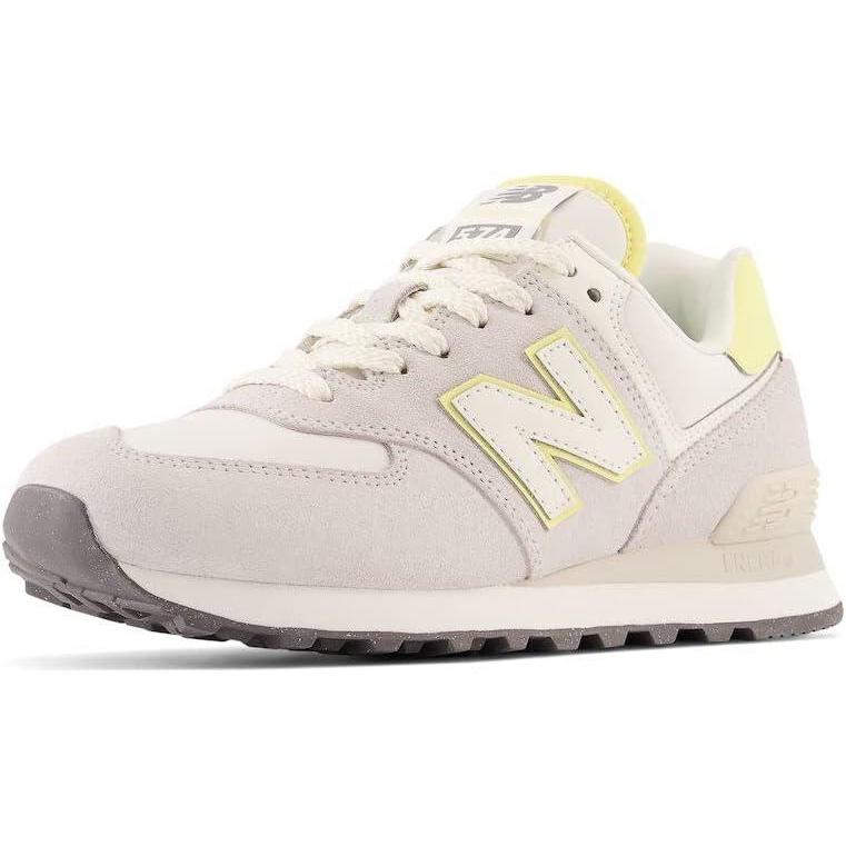 imageNew Balance Womens 574 V2 Essential SneakerGrey MatterSea SaltMaize