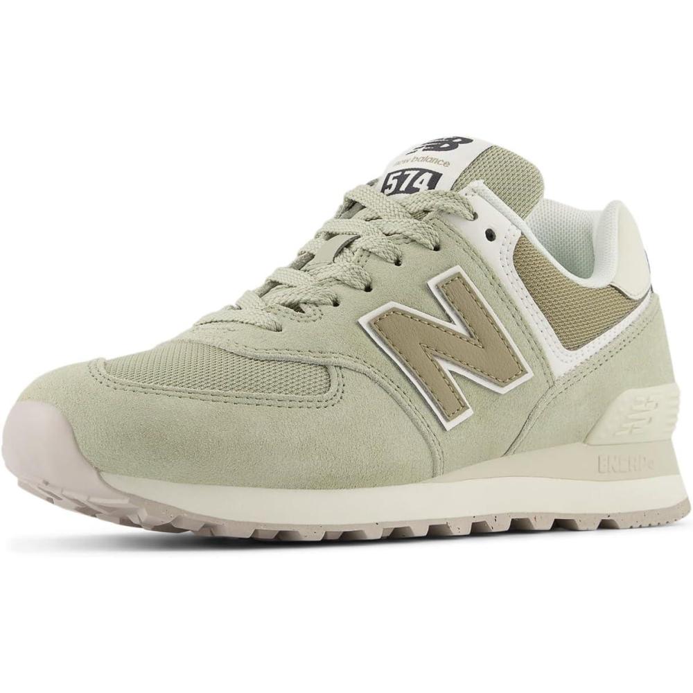 imageNew Balance Womens 574 V2 Essential SneakerOlivineDark StonewareTurtledove