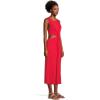 Beyond Yoga Women’s Around The World Front Twist Dress(Candy Apple Red)