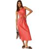 Beyond Yoga Women’s Around The World Front Twist Dress(Coral Glow)