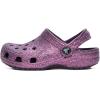 Crocs Kids’ Classic Glitter Clog(Dark Iris/Multi)