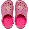 Crocs Kids’ Classic Glitter Clog(Dragon Fruit)