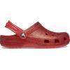 Crocs Kids’ Classic Glitter Clog(Flame)
