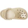 Crocs Kids’ Classic Glitter Clog(Sandstone)