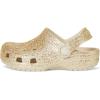 Crocs Kids’ Classic Glitter Clog(Sandstone)