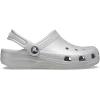 Crocs Kids’ Classic Glitter Clog(Silver Glitter)